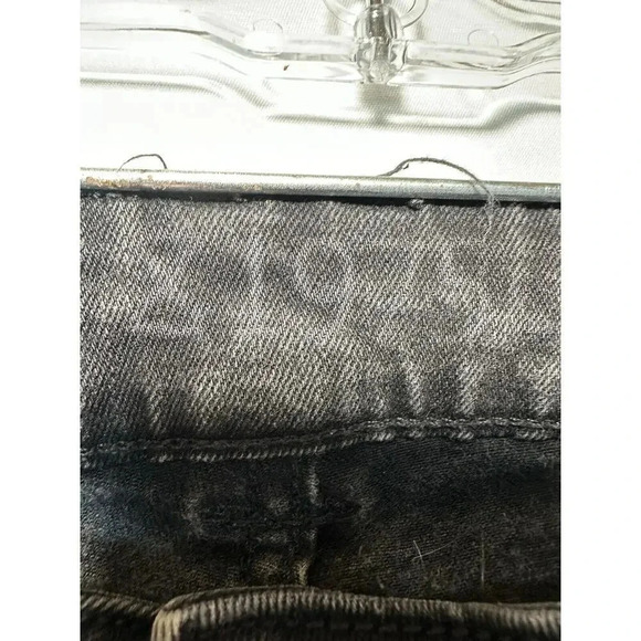 Zara High Waisted Flare Leg Black Denim Womens Sz 8 Cowgirlcore Festival Fairy - Picture 6 of 8